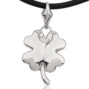  Sterling Silver Four Leaf Clover Fashion Pendant Jewelry
