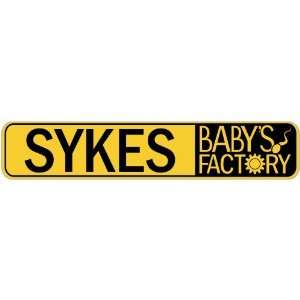   SYKES BABY FACTORY  STREET SIGN