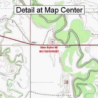   Map   Slim Butte NE, South Dakota (Folded/Waterproof) Sports