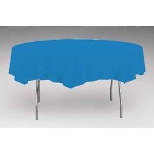  Round Table Cover 2/Ply Poly Tissue, Blue