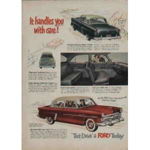   Test Drive a FORD Today  1952 FORD Ad, A3701. 
