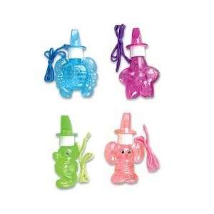  Sealife Bubble Whistle Necklaces (2 dz) Toys & Games