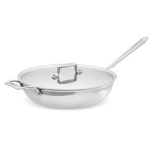  All Clad d5 Stainless Steel 4 Quart Saute and Simmer Pan 