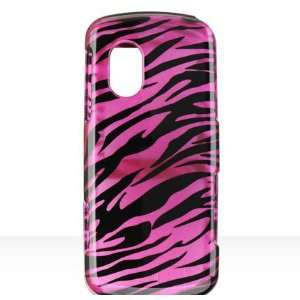  Plum Pink Zebra Snap on Hard Skin Cover Case for Samsung 