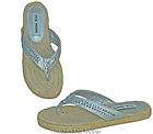 New Steve Madden Tampa Silver Leather Jute Thong Sandals Shoes in 5,6 