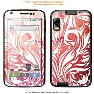  Protective Decal Skin STICKER for AT&T Motorola Atrix case 