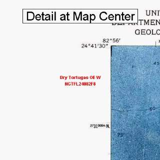  USGS Topographic Quadrangle Map   Dry Tortugas OE W 