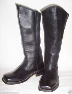 Cavalry Boots   Even Sizes 8 13   Black Leather  