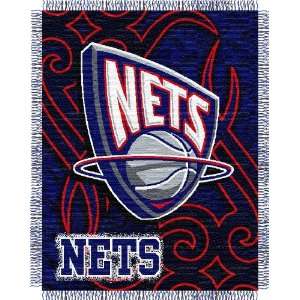  New Jersey Nets 48 x 60 Triple Woven Jacquard Throw 