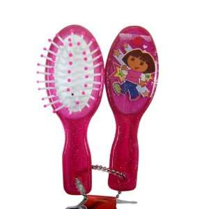    Nickelodeon Dora The Explorer 2pc Brush & Mirror Set Toys & Games