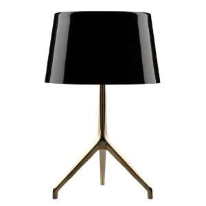 Lumiere XX table lamp   large, glossy white, bronze, 110   125V (for 