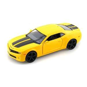  2010 Chevy Camaro 1/36 Yellow with Black Rims Toys 