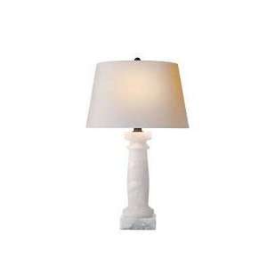  Chart House Chubby Column Table Lamp with Natural Paper 