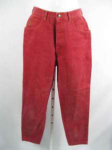 ARMANI JEANS Red Denim Jeans Pants Sz 26  