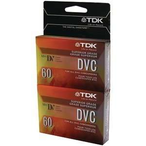  Tdk 60 Minute Mini Dvc Tapes (2 Pk) (Computer Media / Mini 