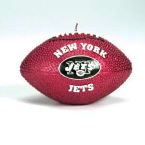  New York Jets 5 Wax NFL Football Candle   NFL Football 