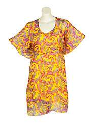   ,entityNameYellow Chiffon Print Dress,productId142306