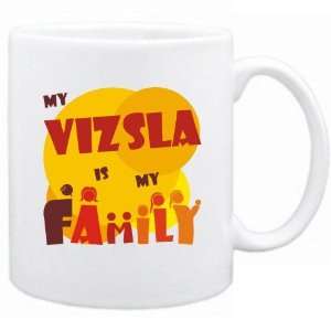  New  My Vizsla Is My Family  Mug Dog