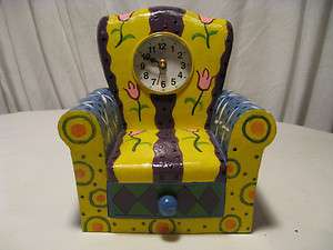 Carnaby Collection Seymour Mann Pottery Clock Comfy Chair look 