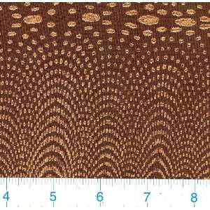  Slinky Foils Arcade Brown Fabric By The Yard Arts, Crafts & Sewing