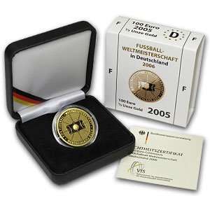 Germany 2005 100 Euro Gold Coin (.500 ozt AGW) Toys 