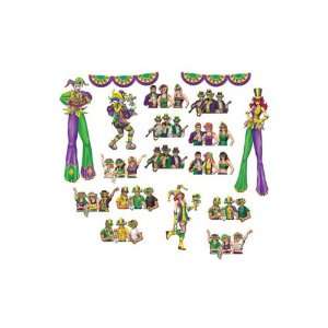  Mardi Gras Reveler Props 17 in 42 in 