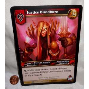  World of Warcraft Justice Blindburn Oversize Card Drums of 