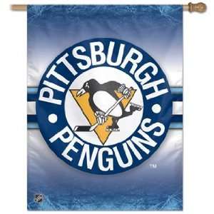  NHL Pittsburgh Penguins Flag   Vertical Alternate Logo *SALE 
