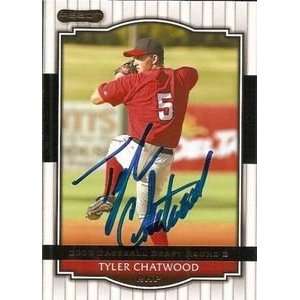   Tyler Chatwood Signed 2008 Razor Card L.A. Angels