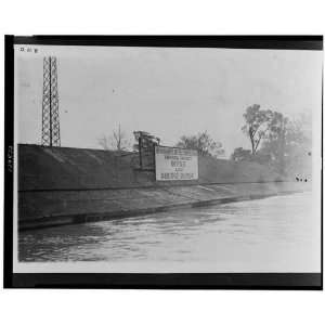  U.S. Dredge Depot, marine ways shed,1927 Flood