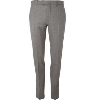    Trousers  Casual trousers  Slim Fit Wool Flannel Trousers