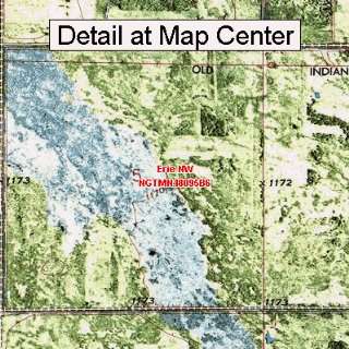 USGS Topographic Quadrangle Map   Erie NW, Minnesota (Folded 