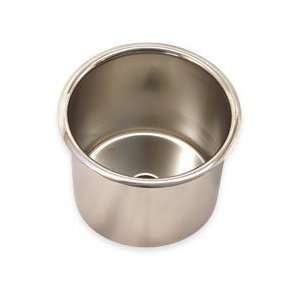 52003  Stainless Steel Drop In Cup Holder w/ Drain  
