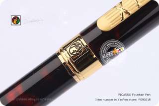 Picasso Fountain Pen    PS 902 GENTALMAN COLLECTION    Agate Red
