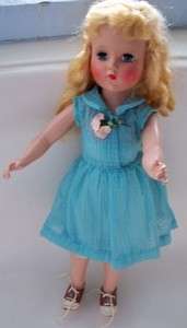 Vintage Arranbee 1950s R & B DOLL with case of doll clothes  