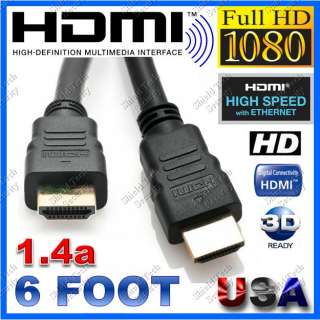   Speed 1.4a Cable 1.4 Gold 1080P For PS3 XBox Bluray HD HDTV New  