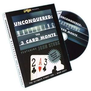   Magic DVD Unconquered Mastering the Three Card Monte Toys & Games