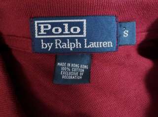 NWT $75 Mens Polo Ralph Lauren Deep Wine Burgundy Polo Shirt Pony New 