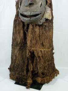   African Tribal Mask HEMBA Ibombo Ya Soho Ceremonial Mask w/costume