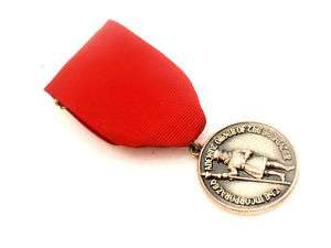 Sterling Silver YEOMAN Order BEEF EATER Medal & Ribbon    