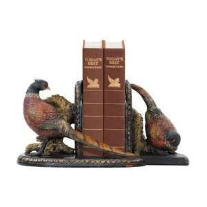   Pheasants   Decorative Pair Bookend, Painted Finish