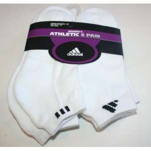  adidas Womens/Juniors Athletic Low cut Socks   6 Pair 