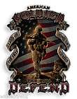 USA AMERICAN SOLDIER THIS WELL DEFEND FLAG LAND OF FREE HOME BRAVE 2 