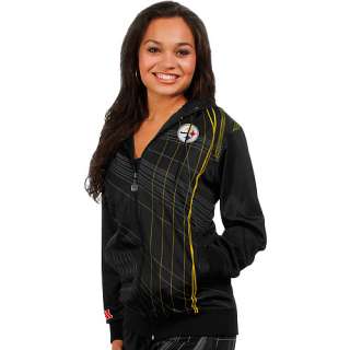 Pro Line Pittsburgh Steelers Womens Tricot Fashion Jacket    