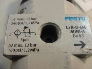 20730 Festo LFR D 5M MINI A Filter Regulator 12bar 240p  