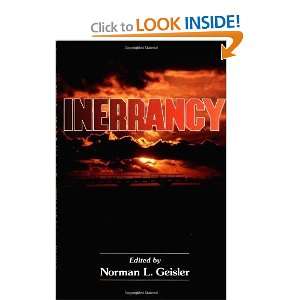  Inerrancy [Paperback] Norman L. Geisler Books