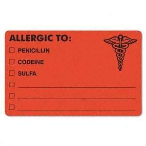  Tabbies  Allergy Warning Labels