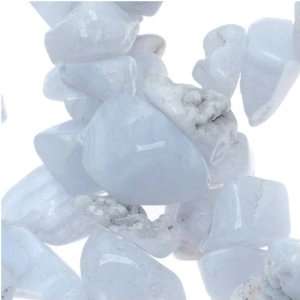  Blue Lace Agate Gemstone Chips Beads 36 Inch Strand Arts 