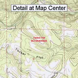   Map   Tucker Flat, Oregon (Folded/Waterproof)