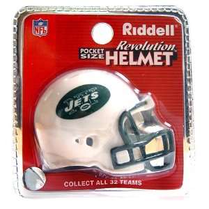  New York Jets Revolution Style Pocket Pro NFL Helmet 